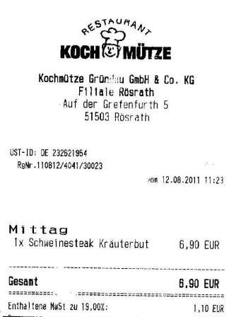 rscd Hffner Kochmtze Restaurant